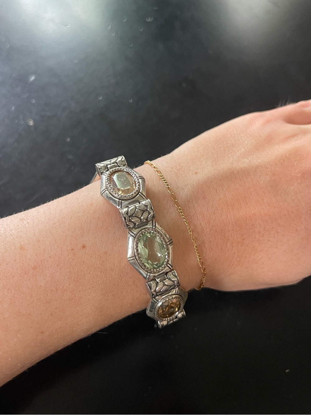 Brighton Clarita Gem Link Bracelet